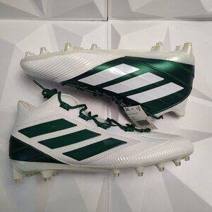 Adidas Mens Football Cleats 16 White Green Shoe Lacrosse Freak Carbon Mid